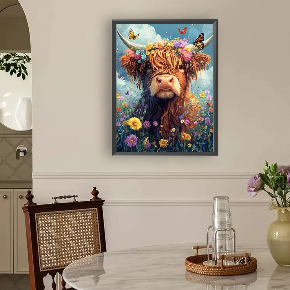 Diamond Painting - Full Round Drill - Flower Yak(Canvas|30*40cm)