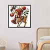 Cerf de Noël 5d bricolage diamant art kits de peinture pour décoration murale à la maison 30x30cm