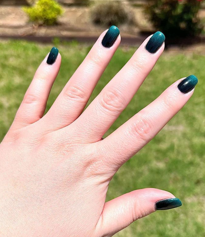 Black Green Nail Polish - Big Girl Blue.com