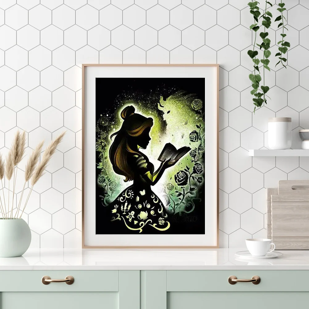 Diamond Painting - Full Round Drill - Princess(30*40cm)