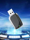 2 in 1 Wireless CarPlay Android Auto Adapter Plug & Play for Factory Wired Cars