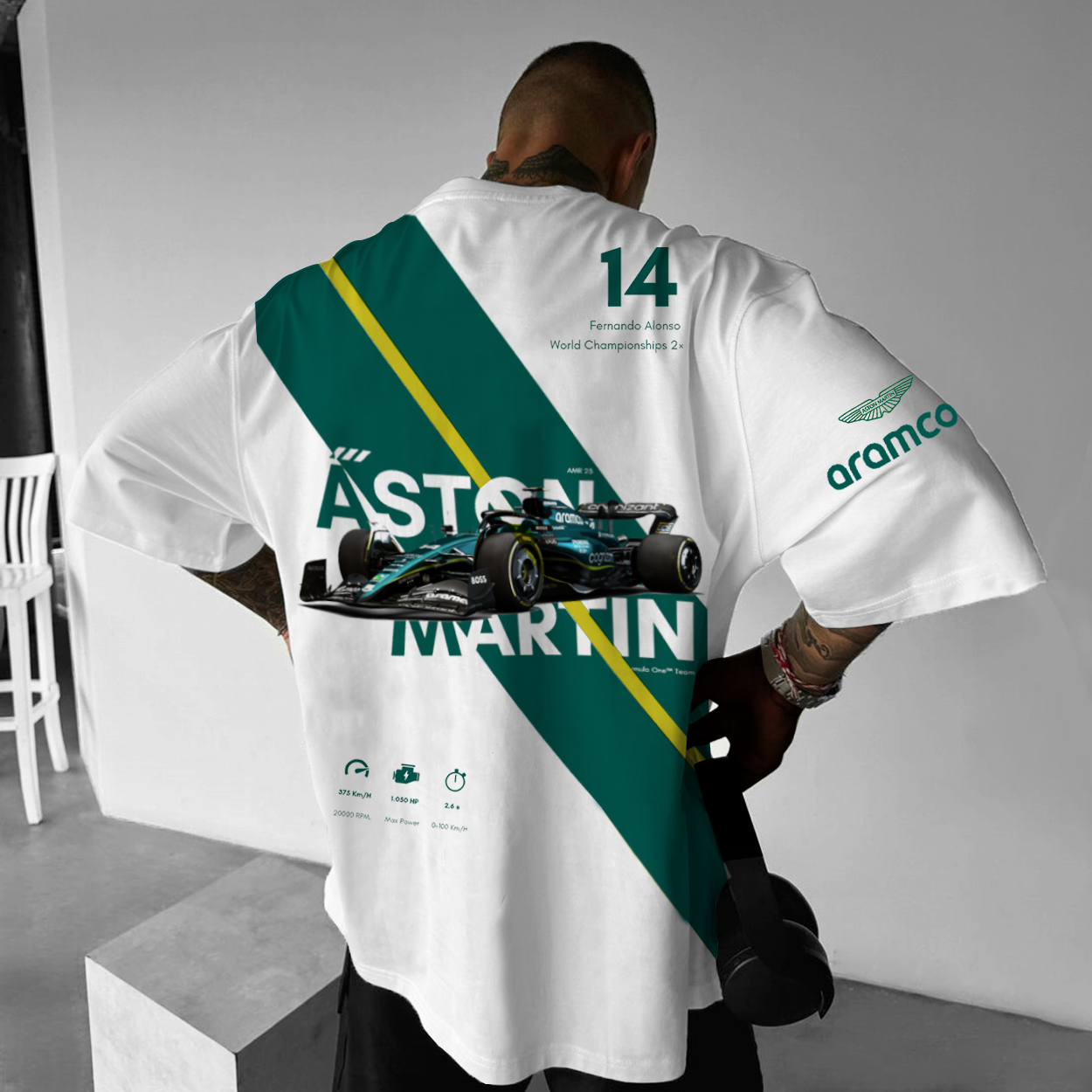  Racing-Inspired Graphic T-Shirt for Sports Enthusiasts