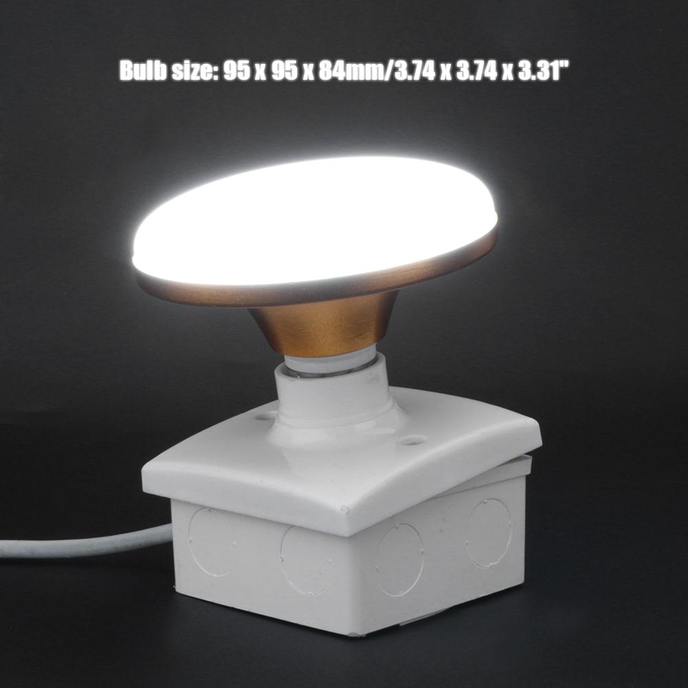 AC 220V E27 LED Lamp Energy Saving Flat UFO Light Bulb for Home Lighting от Cesdeals WW