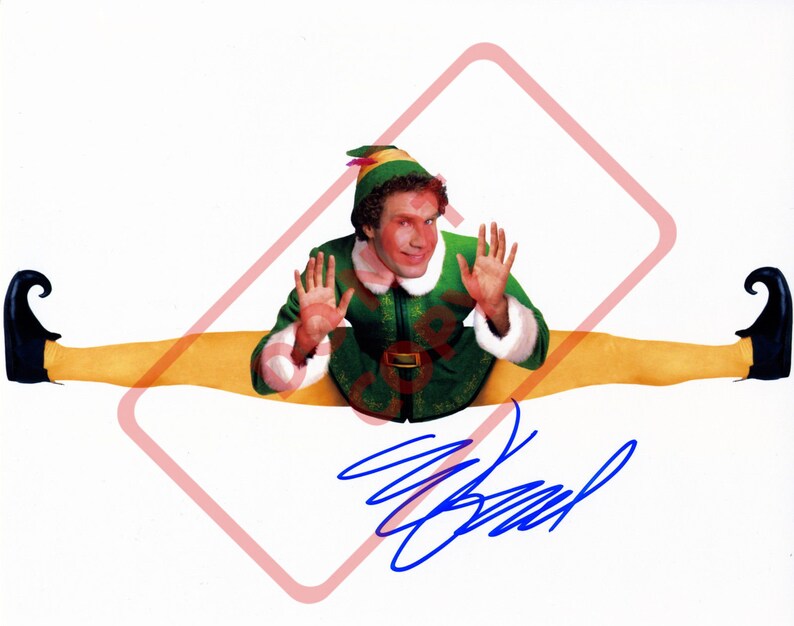 Will Ferrell Elf 8.5x11 Autographed Signed Reprint Photo Poster painting