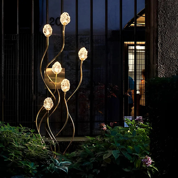 Outdoor Creative Flower Buds Decor Waterproof LED Modern Lawn Lights - Appledas