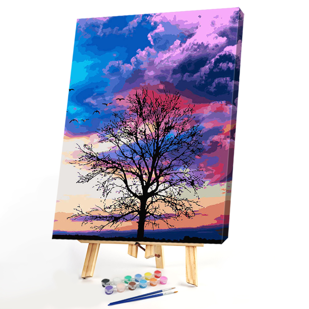 

40x50cm - Paint By Numbers Cloud Tree, 501 Original