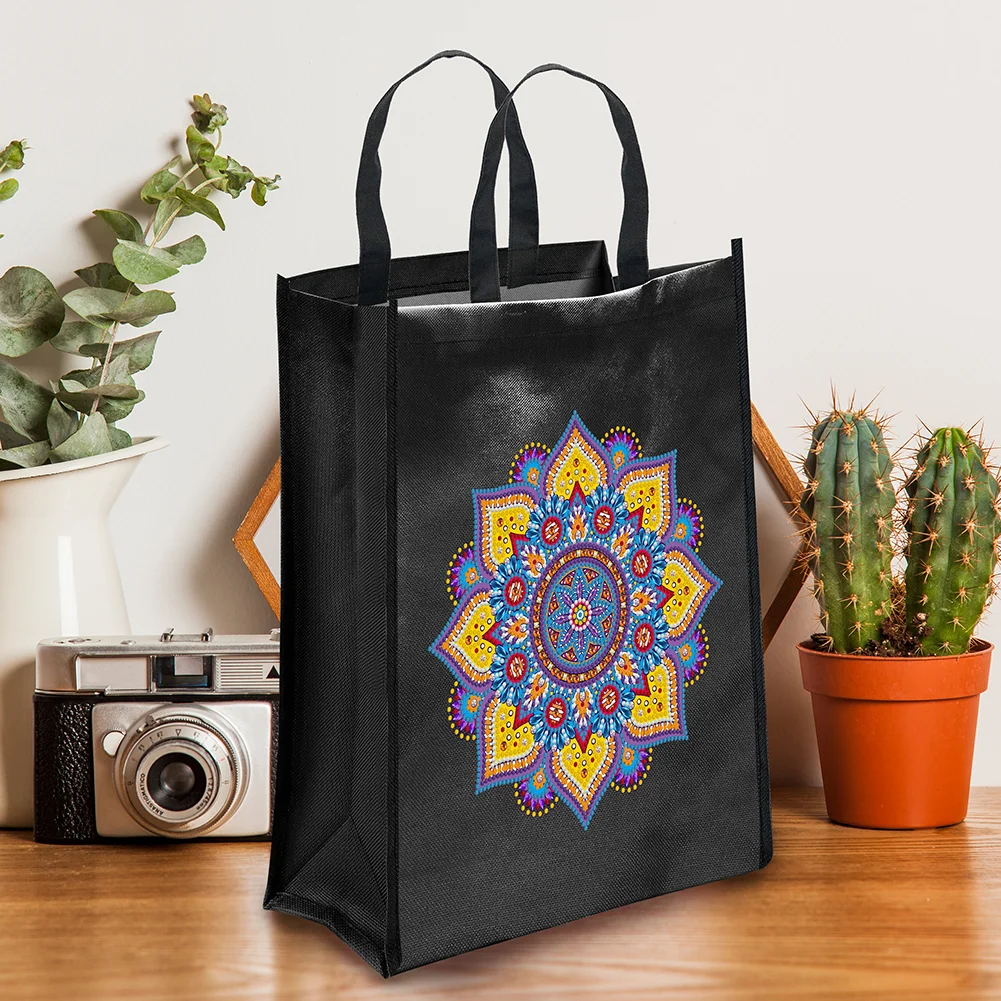 DIY Diamond Painting Luminous Eco-Friendly Bag - Mandala