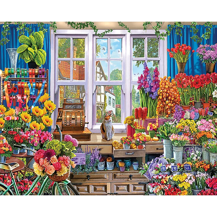 Flower Room - Paint By Numbers