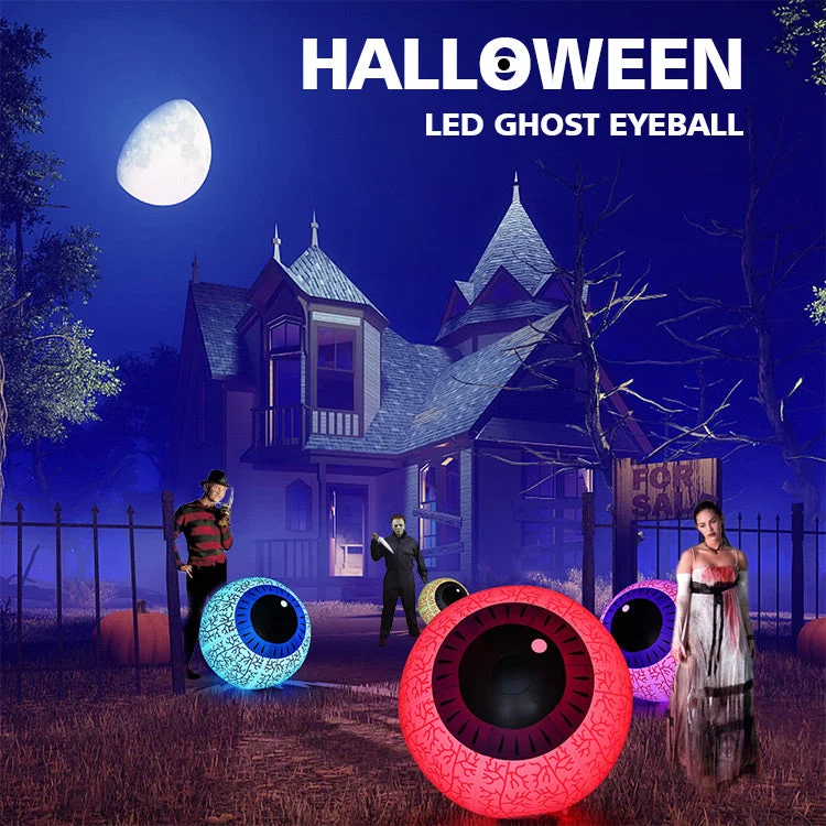 🎃 Halloween Inflatable Color Changing LED Ghost Eyeball🎃