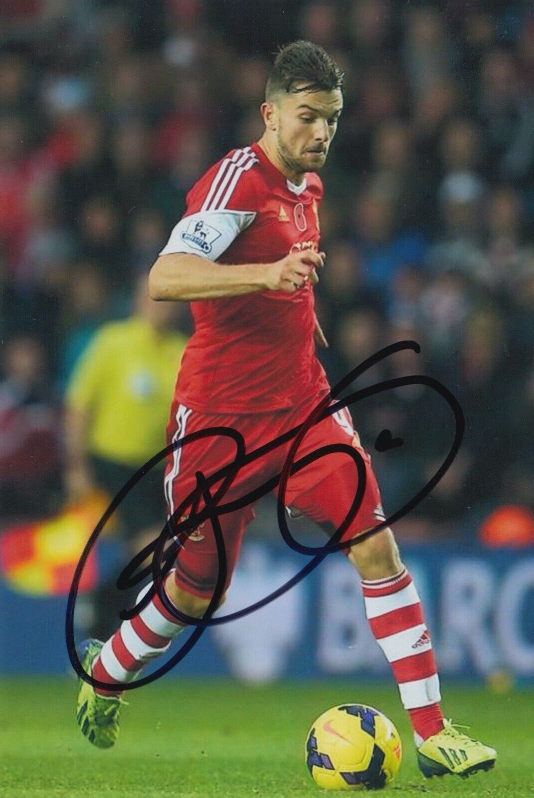 JAY RODRIGUEZ HAND SIGNED 6X4 Photo Poster painting - FOOTBALL AUTOGRAPH - SOUTHAMPTON 1.