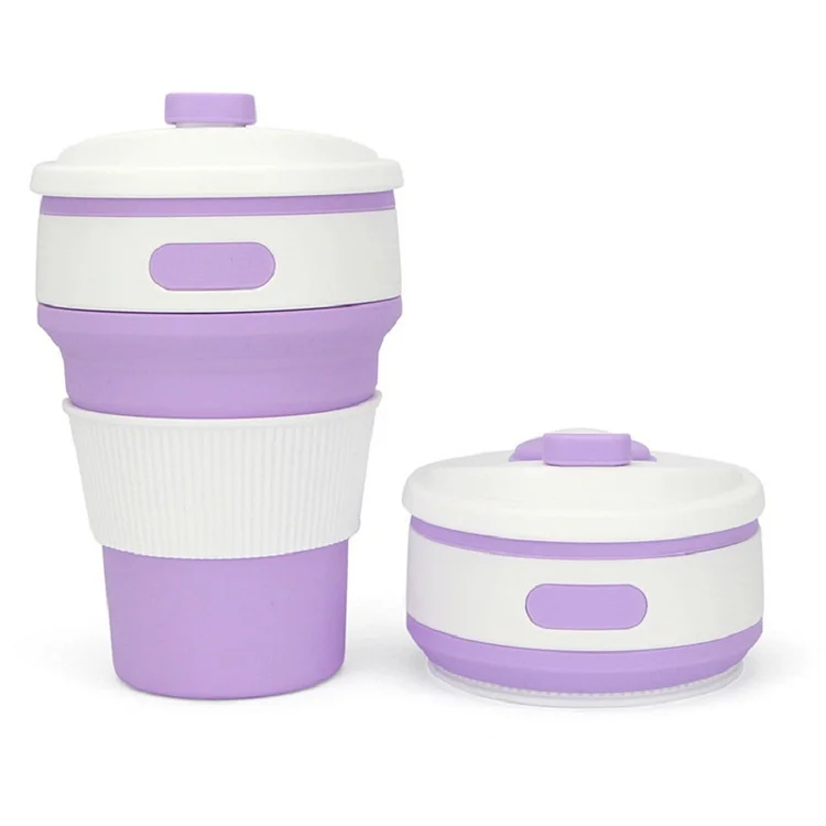 Coffee cup travel collapsible water cup