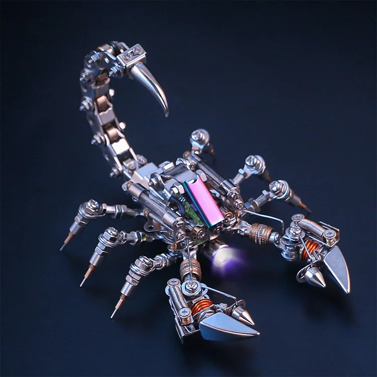 3D Metal Puzzle Steampunk Metal Androctonus Crassicauda Model DIY Toy Kits- 373PCS