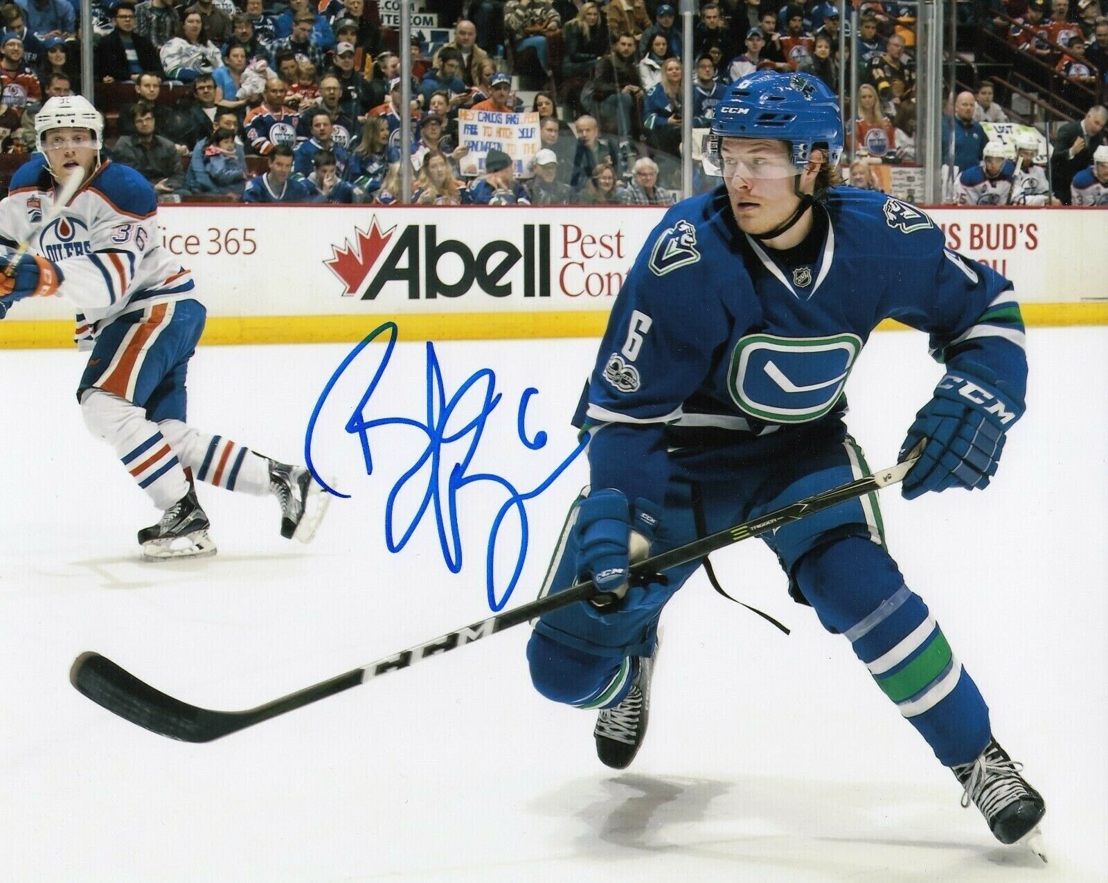 Brock Boeser Autographed Signed 8x10 Photo Poster painting ( Canucks ) REPRINT