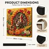 DIY Pre-Framed Autumn Festival Button Art Canvas Kit