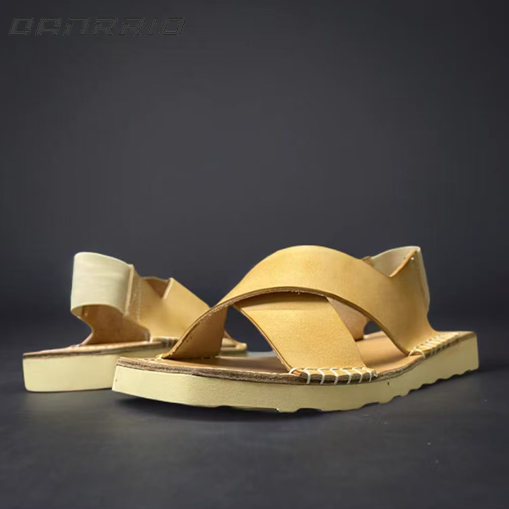 DANRRIO Aged Leather Elastic Strap Sports Anti-slip And Anti-odor Sandals DANRRIO.COM DANRRIO