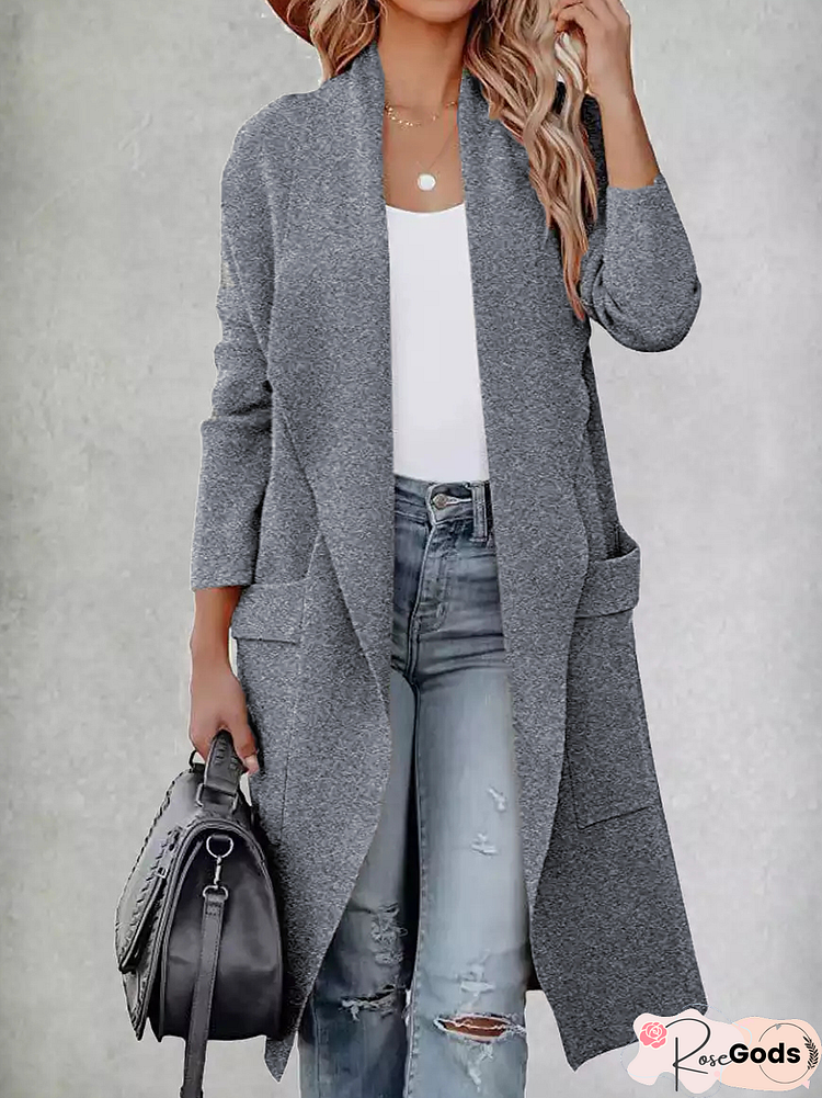 Casual Loose Woolen Other Coat