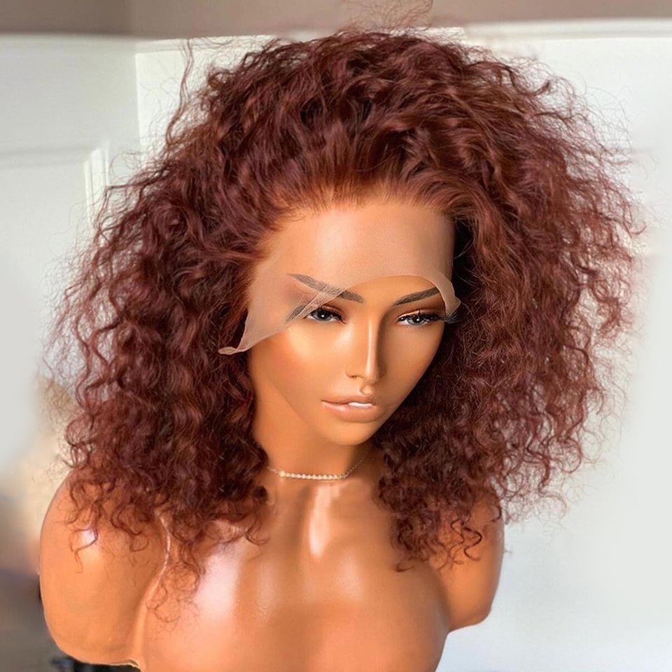 Ginger Orange Romantic Wave Lace Frontal Lace Wig