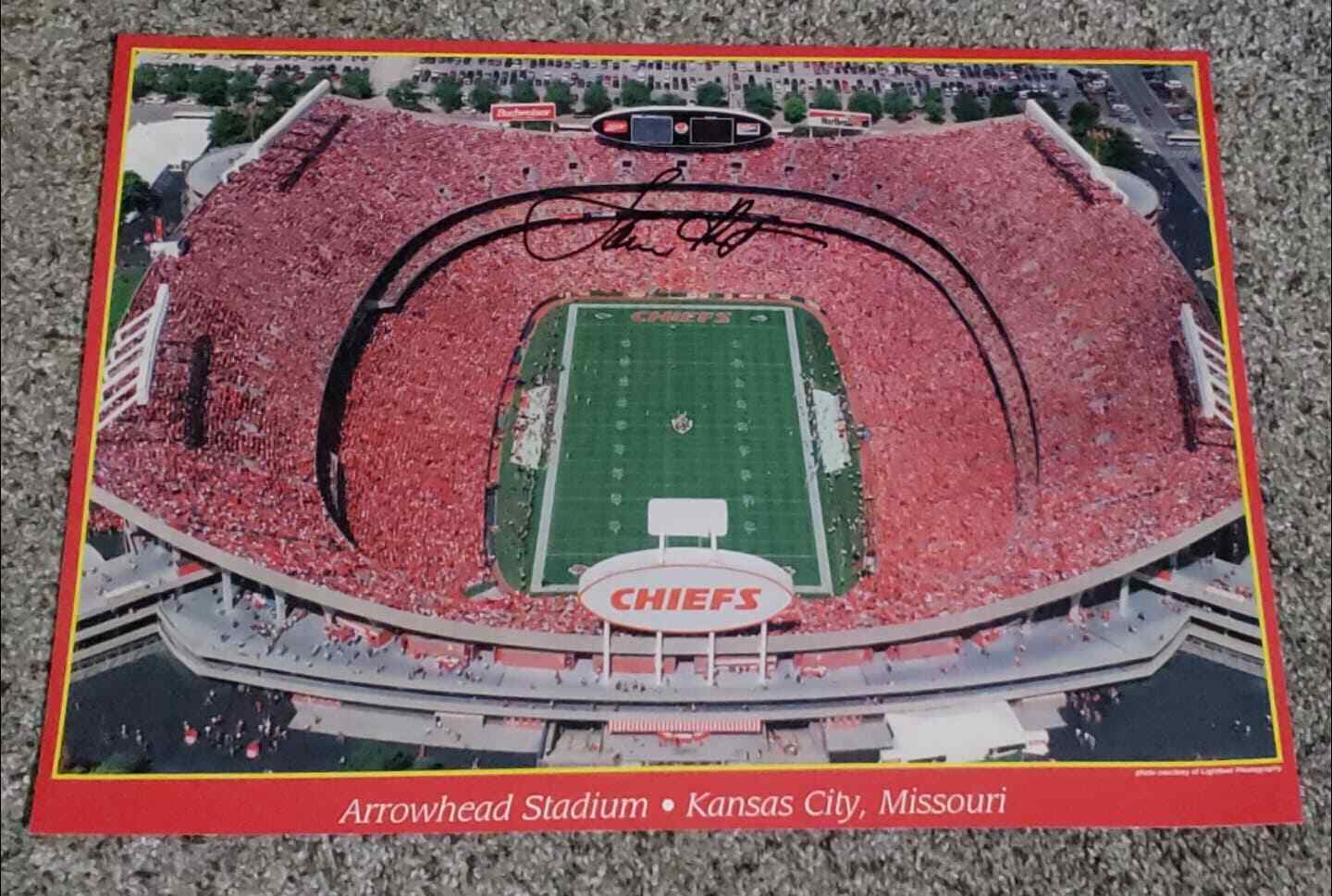 Lamar Hunt KC Kansas City Chiefs 12x16 Autographed Signed Photo Poster painting