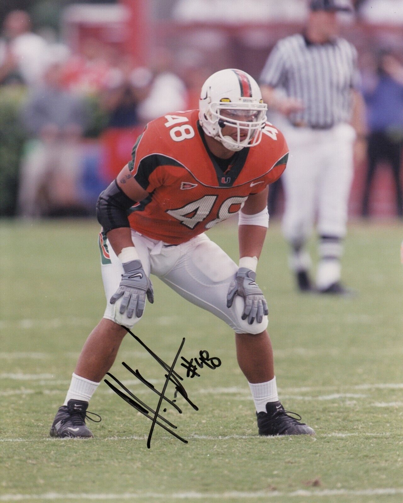 Chris Campbell #2 8x10 Signed Photo Poster painting w/ COA Miami Hurricanes 032419