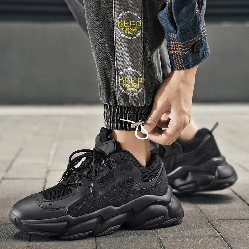 2022 Fashion Sneakers Men White Shoes Platform Trend Casual Comfortable Black Shoes Mens Chunky Sneaker Designer Free Shipping