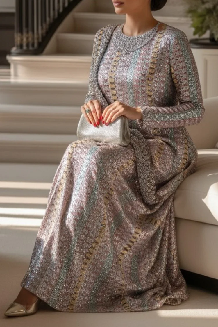 chinese dress ladies Loose Linen Maxi Dress from NikkaPlace main image 0