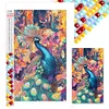(40*70cm)DIY Full Square Drill Diamond Painting-Peacock