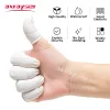 Dust-free disposable natural latex finger covers industry white 750pcs anti-static ultra-thin for fiber lazer parts cleaning