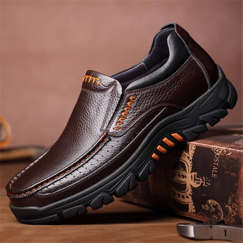 Wexleyjesus 2021 Newly Men's Genuine Leather Shoes Size 38-46 Head ...