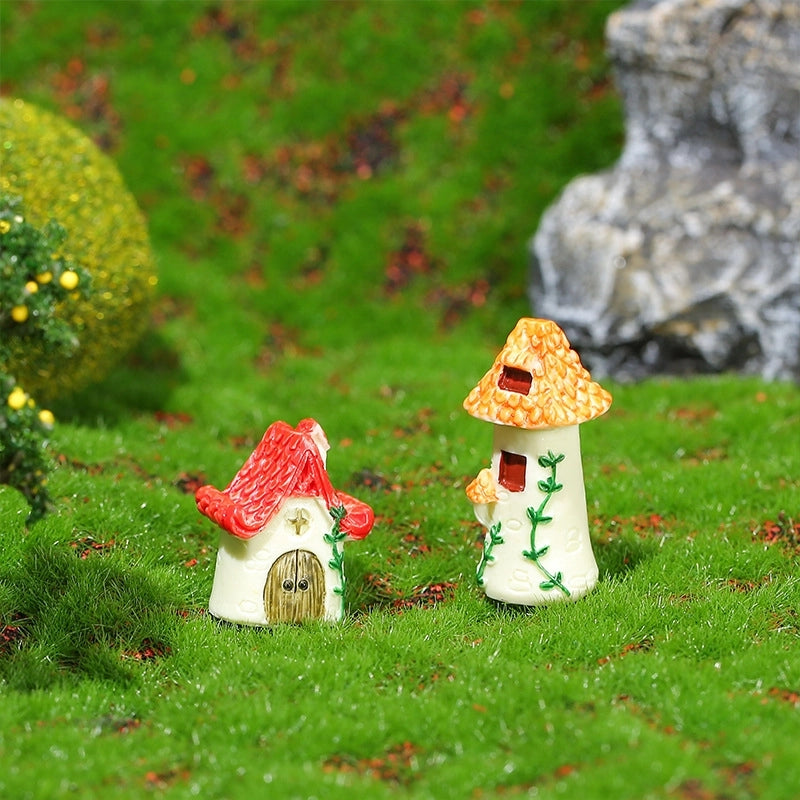 Cute Castle Resin Ornaments Artificial Decorations