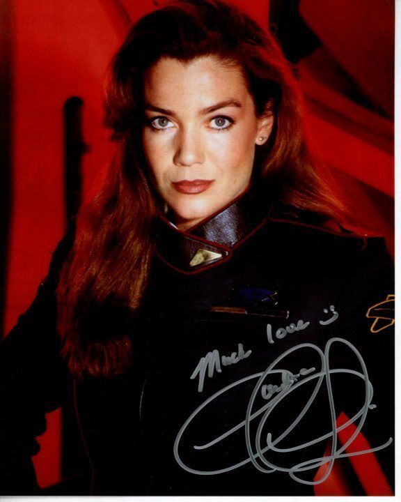 CLAUDIA CHRISTIAN Signed Autographed BABYLON 5 SUSAN IVANOVA Photo Poster painting