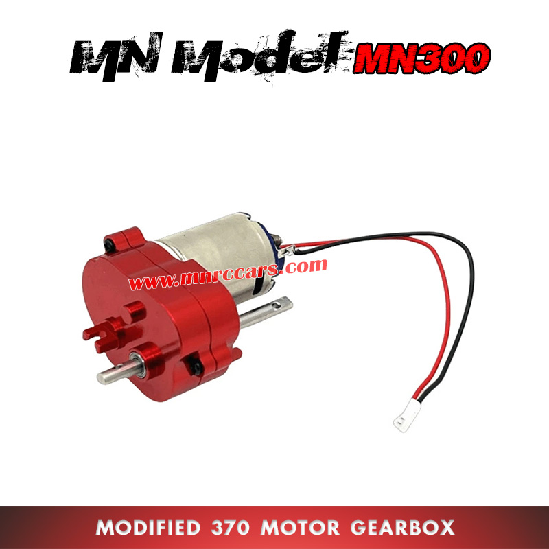 MN Model MN300 RC Car Upgrade Parts Modified 370 Motor Gearbox