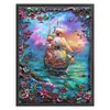 Vintage Sailboat-11CT Stamped Cross Stitch 40*55cm/15.75*21.65in tapestrymarket