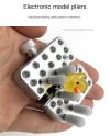 Model Making Handheld Metal Mini Vise Painting Modification Clamping Tool Hand-Painted Fixture Electronic Vise