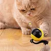 Interactive Cat Toys Ball Fast Rolling in Pouch Funny Cat Toys for Indoor Cats