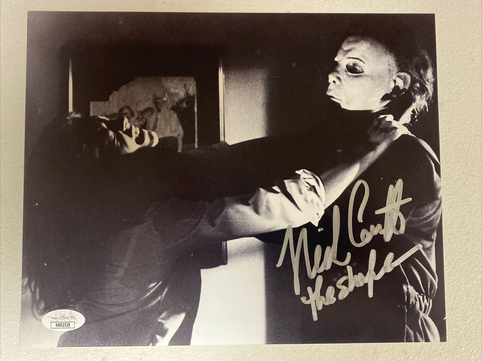 HALLOWEEN MICHAEL MYERS NICK CASTLE SIGNED AUTOGRAPHED Photo Poster painting 2 PROOF JSA COA