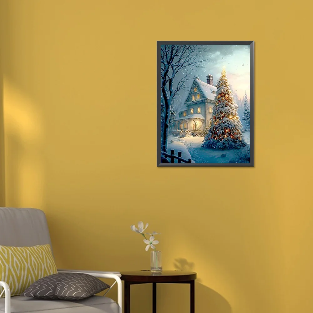 Diamond Painting - Full Round Drill - Xmas Tree(Canvas|30*40cm)