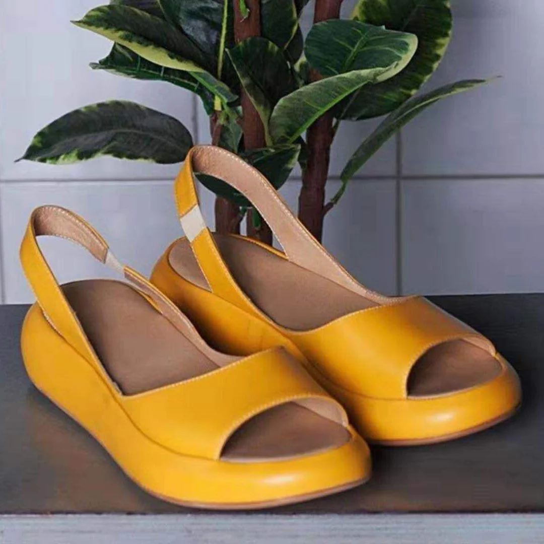 Sandale moderne pentru femei, culoare uni, cu talpă joasă