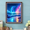 Rainbow Beach 30*40cm(canvas) full round drill diamond painting