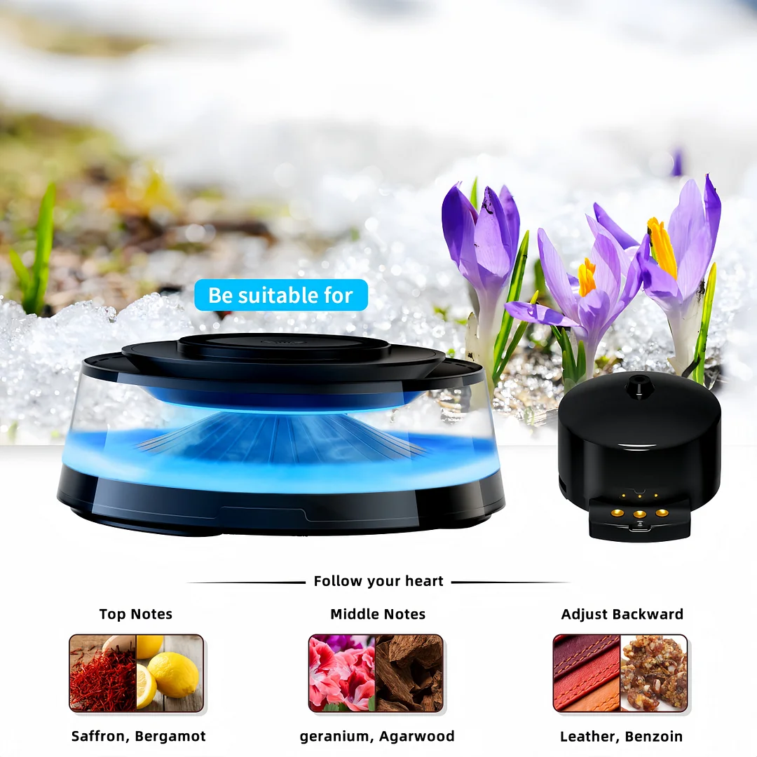 Wireless magnetic charger Atmosphere light Audio Cloud viewing Car aromatherapy