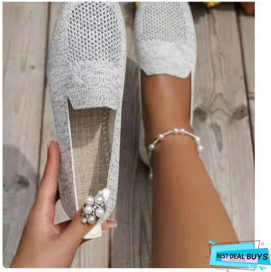 Solid Color Vintage Handmade Flat Loafers