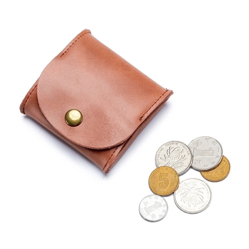 Japanese Genuine Leather Coin Bag Mini Earphone Bag Storage Bag Cowhide Small Money Bag Coin Purse