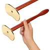 Brass Tai Chi Guasha Board for Acupressure Skin Lifting Stress Reliving