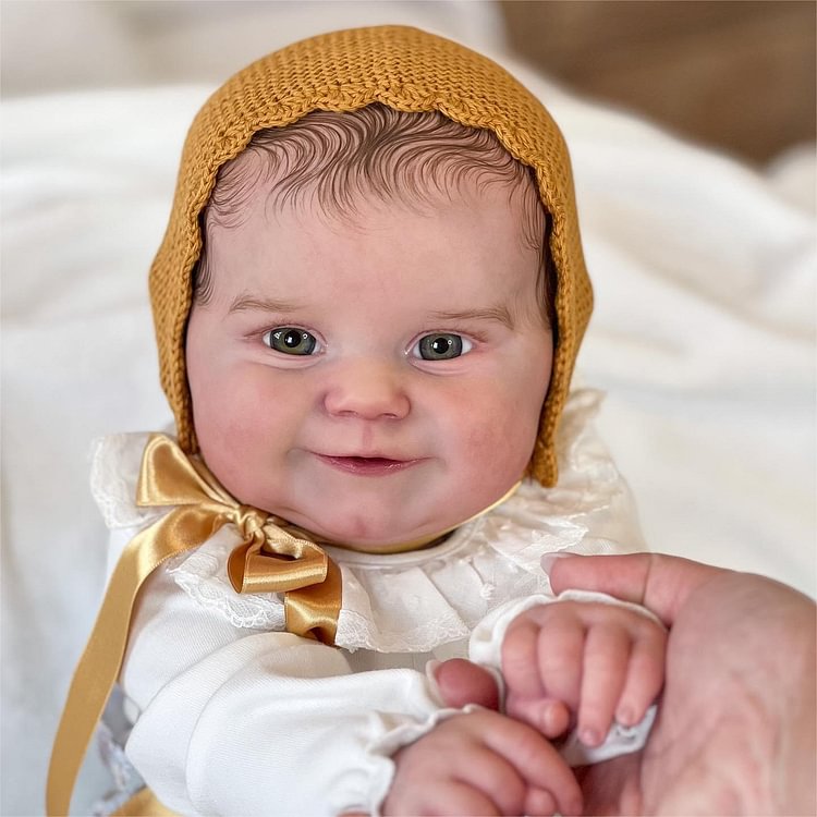  100% Soft Flexible Silicone Reborn Baby Doll Girl Larisa - Reborndollsshop®-Reborndollsshop®