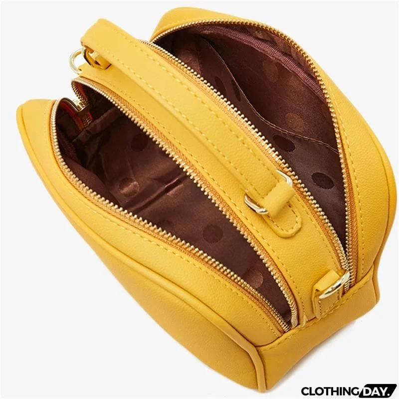 Women's Summer Fashion Letter Simple Zipper Casual Crossbody Bag