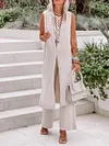 Thin Slit Two-Piece Set