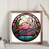 Flamingo - 11CT Stamped Cross Stitch 40*40cm/15.75*15.75in