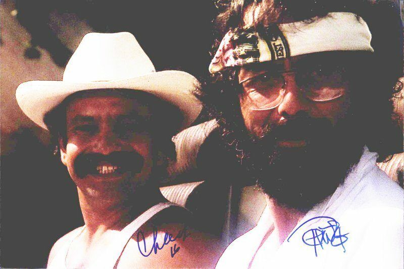 Cheech & Chong authentic signed celebrity 10x15 Photo Poster painting W/Cert Autographed Y1