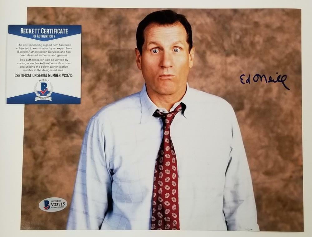 Ed O'neill signed 8x10 Photo Poster painting #1 Married With Children Autograph~ Beckett BAS COA