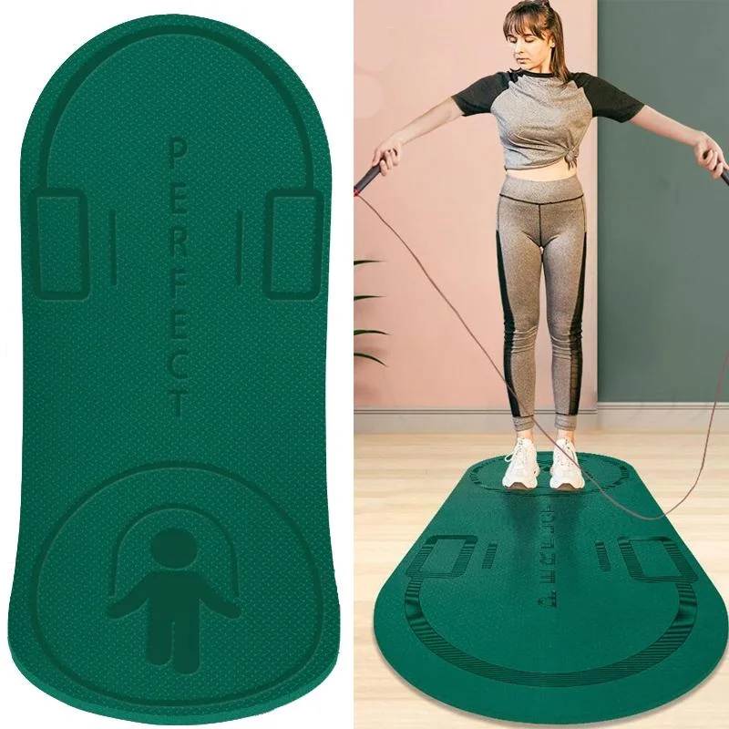 Indoor Skipping Mat Sound Insulation Shock Absorption Thickened Skipping Blanket Non-Slip Yoga Mat, Size: 140 x 60cm