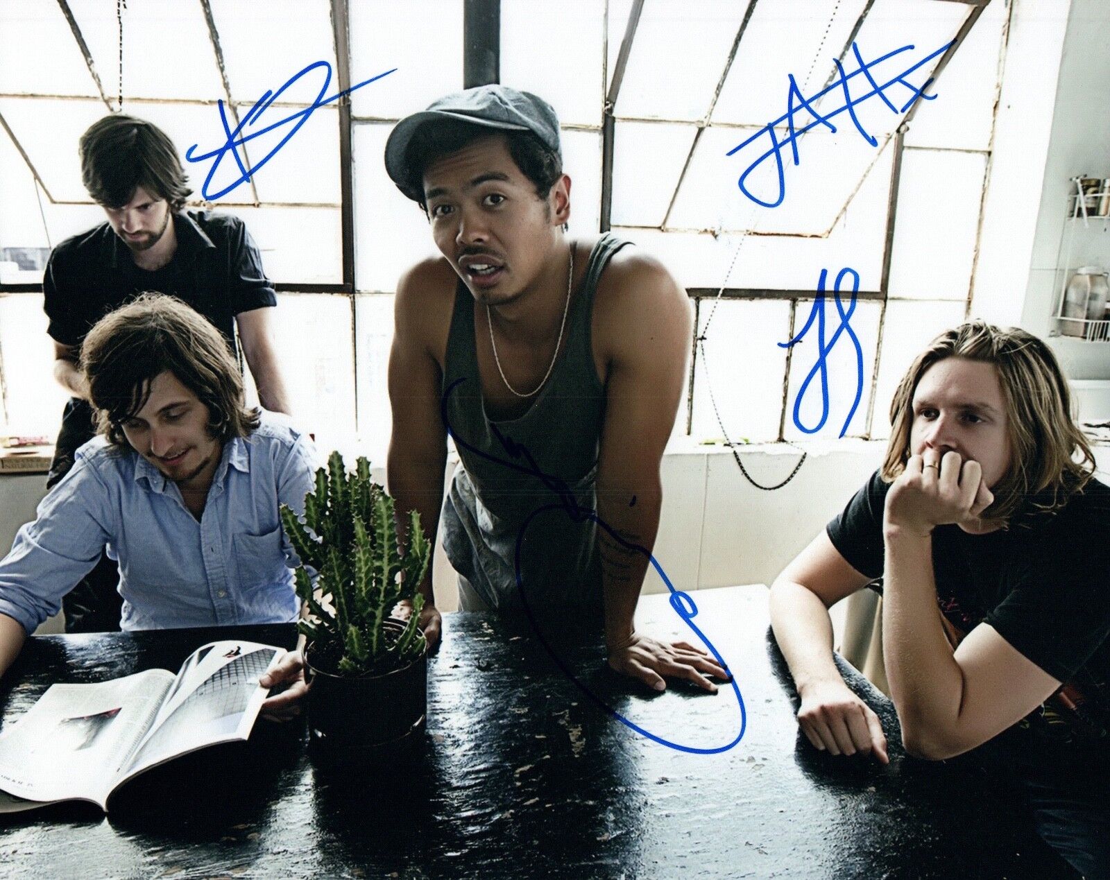 TEMPER TRAP Signed Autographed 8x10 Photo Poster painting Full Band COA VD